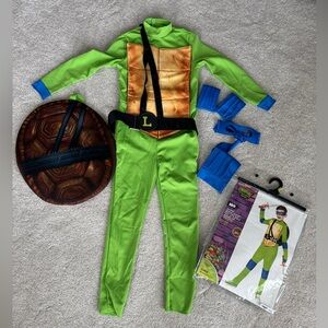 Superhero Turtle Costume - Green and Gold
